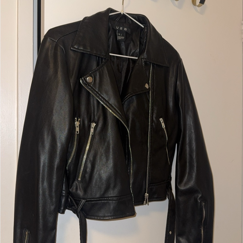 Black Leather Jacket for Women